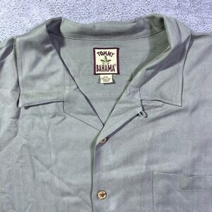 Tommy Bahama‎ Silk Camp Shirt Mens XXL Short Sleeve Button Down Palm Print